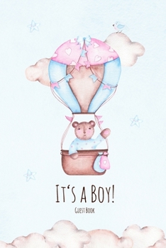 It's A Boy!: A baby shower guest book with cute watercolor illustrations (Keepsake Books)