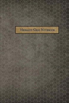 Paperback Hexagon Grid Notebook: Hexagon grid Notebook for RPG Book