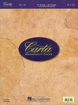 Paperback Carta Manuscript Paper No. 12 - Basic Book