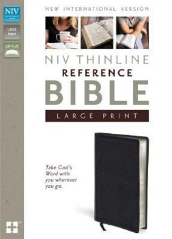 Bonded Leather Thinline Reference Bible-NIV-Large Print [Large Print] Book
