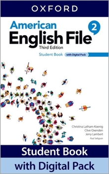 Paperback American English File 3e Student Book Level 2 Digital Pack Book