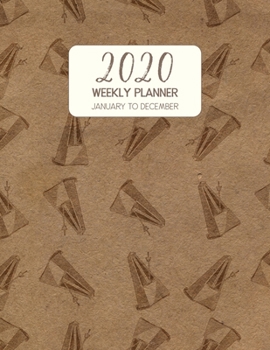 2020 Weekly Planner January to December: Dated Diary With To Do Notes & Inspirational Quotes - Metronome (Vintage Music Calendar Planners)