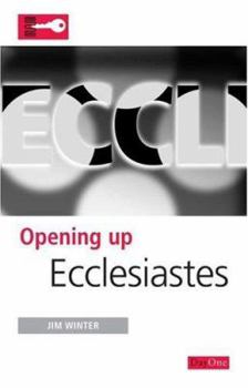 Paperback Opening Up Ecclesiastes Book