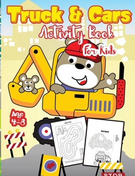 Truck Activity Books for Kids : Fun Activity Book for Kids