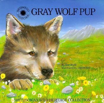 Hardcover Gray Wolf Pup Book