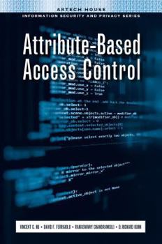 Hardcover Attribute-Based Access Control Book