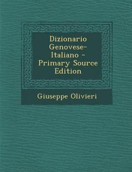 Paperback Dizionario Genovese-Italiano [Italian] Book