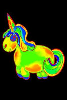 Paperback Chubby Unicorn: Blood Sugar Tracker Book
