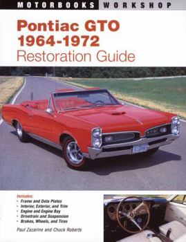 Paperback Pontiac GTO Restoration Guide, 1964-1972 Book