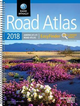 Spiral-bound 2018 Rand McNally Easyfinder Midsize Road Atlas: DRAM Book