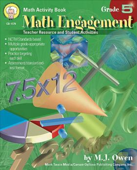 Paperback Math Engagement, Grade 5: Teacher Resource and Student Activities Book