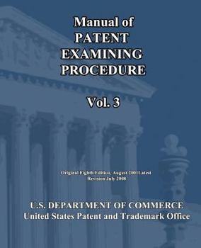 Paperback Manual of Patent Examining Procedure (Vol.3) Book