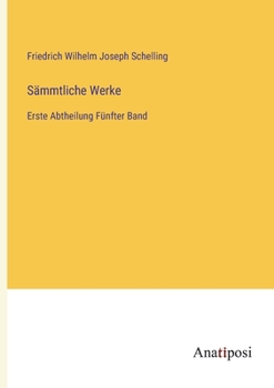 Paperback Sämmtliche Werke: Erste Abtheilung Fünfter Band [German] Book