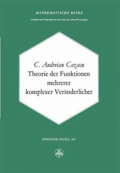 Paperback Theorie Der Funktionen Mehrerer Komplexer Veränderlicher [German] Book