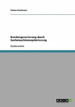 Paperback Kundengenerierung durch Suchmaschinenoptimierung [German] Book