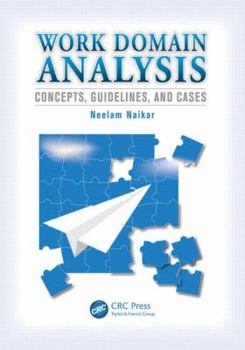 Hardcover Work Domain Analysis: Concepts, Guidelines, and Cases Book