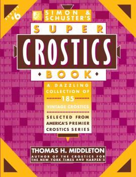 Paperback Simon & Schuster's Super Crostics Book