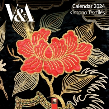 Calendar V&a: Kimono Textiles Wall Calendar 2024 (Art Calendar) Book