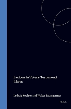 Hardcover Lexicon in Veteris Testamenti Libros Book
