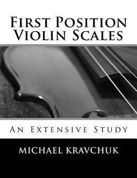 Paperback First Position Violin Scales: An In-Depth Study Book