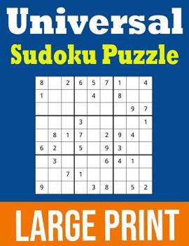 Paperback Universal Sudoku Puzzle Large Print: Hours Of Fun! Book