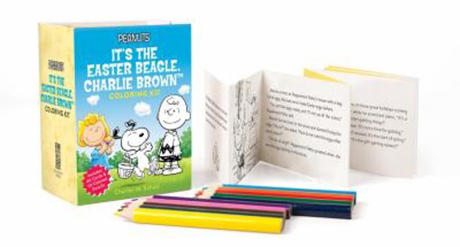 Paperback Peanuts: It's the Easter Beagle, Charlie Brown Coloring Kit Book