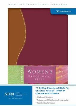 Leather Bound Women's Devotional Bible-NIV-Compact Book