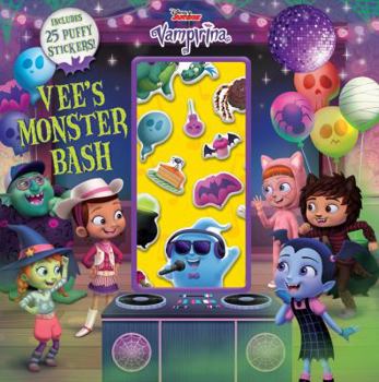 Paperback Vampirina Vee's Monster Bash [With Puffy Stickers] Book