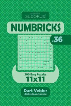 Paperback Sudoku Numbricks - 200 Easy Puzzles 11x11 (Volume 36) Book