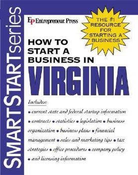 Paperback How to Start a Business in Virginia Book