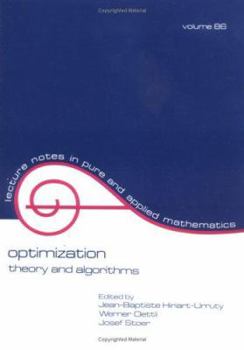 Paperback Optimization: Theory and Algorithms Book