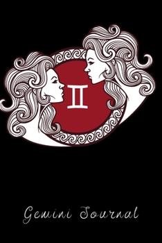 Gemini Journal : Zodiac Star Sign Journal: 6x9 Dot Grid 100 Pages Matte Cover