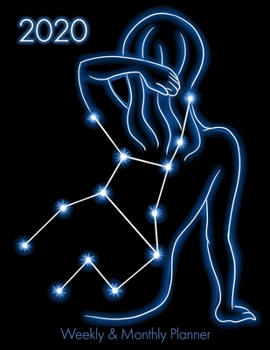 Paperback 2020 Weekly & Monthly Planner: Virgo Zodiac Agenda With Daily Goals And Meal Plan Large Book