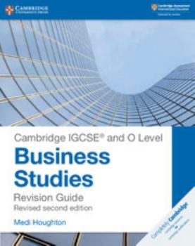 Paperback Cambridge IGCSE (R) and O Level Business Studies Second Edition Revision Guide Book