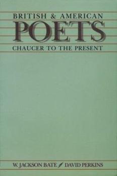 Paperback British and American Poets: Chaucer to the Present Book