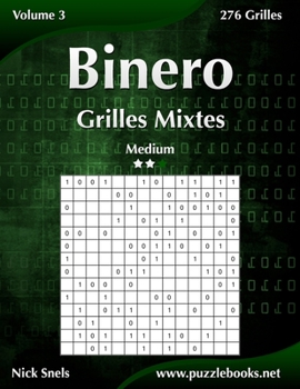 Paperback Binero Grilles Mixtes - Medium - Volume 3 - 276 Grilles [French] Book