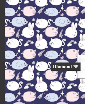 CUADERNO ESCOLAR: Precioso cuaderno de hoja cuadriculada 4 milímetros |  Tamaño especial para la mochila o cartera del colegio  | 120 páginas de Papel ... perritos y cerditos. (Spanish Edition)