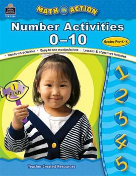 Paperback Math in Action: Number Activities 0-10 Book