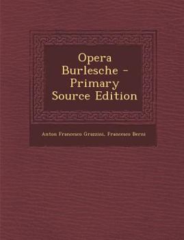 Paperback Opera Burlesche [Italian] Book