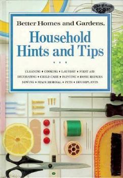 Hardcover Better Homes and Gardens Household Hints and Tips Book