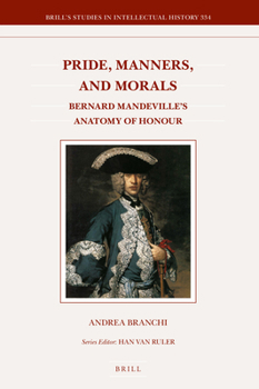 Pride, Manners, and Morals Bernard Mandeville's Anatomy of Honour