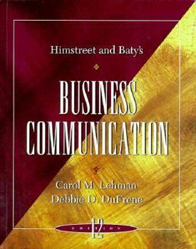 Hardcover Himstreet and Baty S Business Communication Book