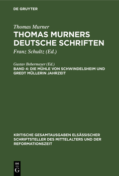 Hardcover Die Mühle von Schwindelsheim und Gredt Müllerin Jahrzeit [German] Book