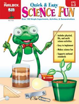 Paperback Quick & Easy Science Fun Grades 1-3 Book