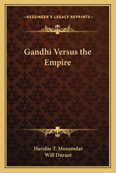 Paperback Gandhi Versus the Empire Book