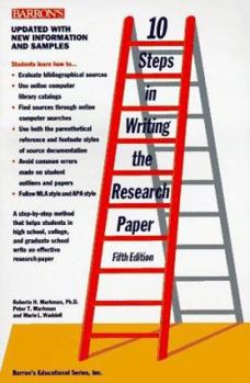 Paperback 10 Steps in Writing the Research Paper Book