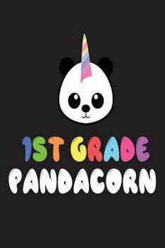 Paperback 1st Grade Pandacorn: Unicorn Panda School Workbook Book