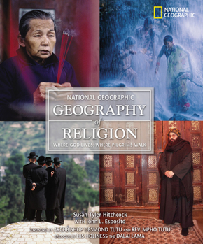 Hardcover Geography of Religion: Where God Lives, Where Pilgrims Walk Book