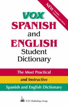 Hardcover Vox Spanish and English Student Dictionary Book