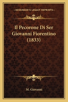 Il Pecorone Di Ser Giovanni Fiorentino (1833)